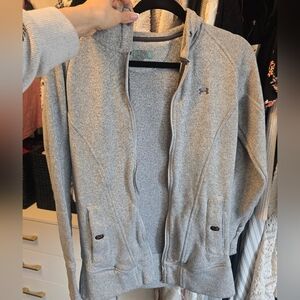 Under Armour Gray Full-Zip Jacket